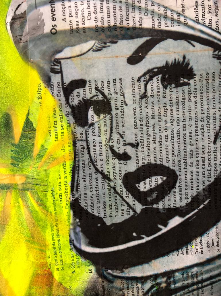 Original Pop Art Outer Space Mixed Media by Cicero Spin