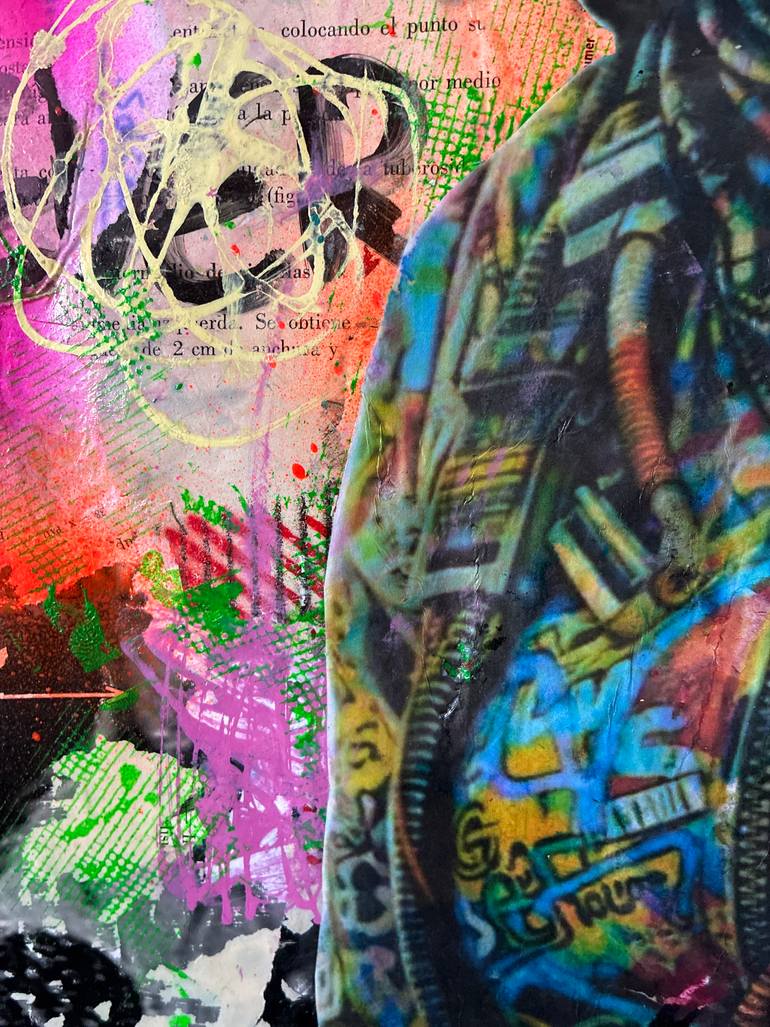 Original Pop Art Outer Space Mixed Media by Cicero Spin