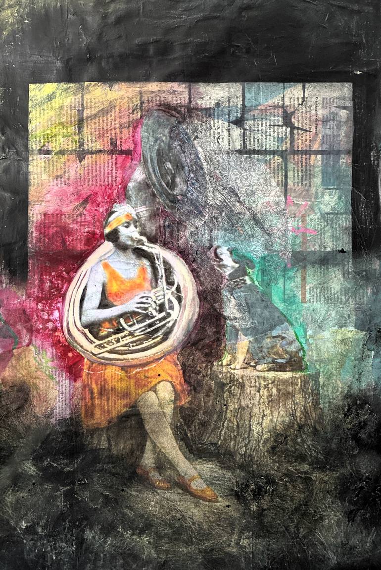 Original Pop Art Music Mixed Media Art For Sale | Saatchi Art