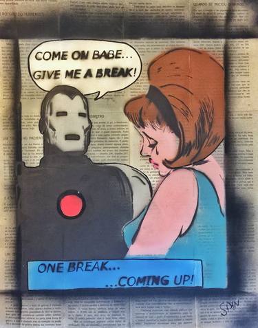 Original Pop Art Comics Paintings by Cicero Spin