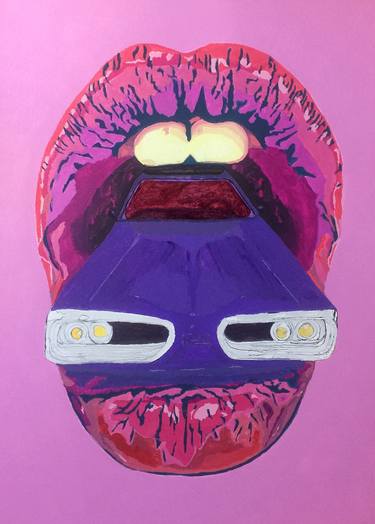 Original Pop Art Automobile Paintings by Cicero Spin