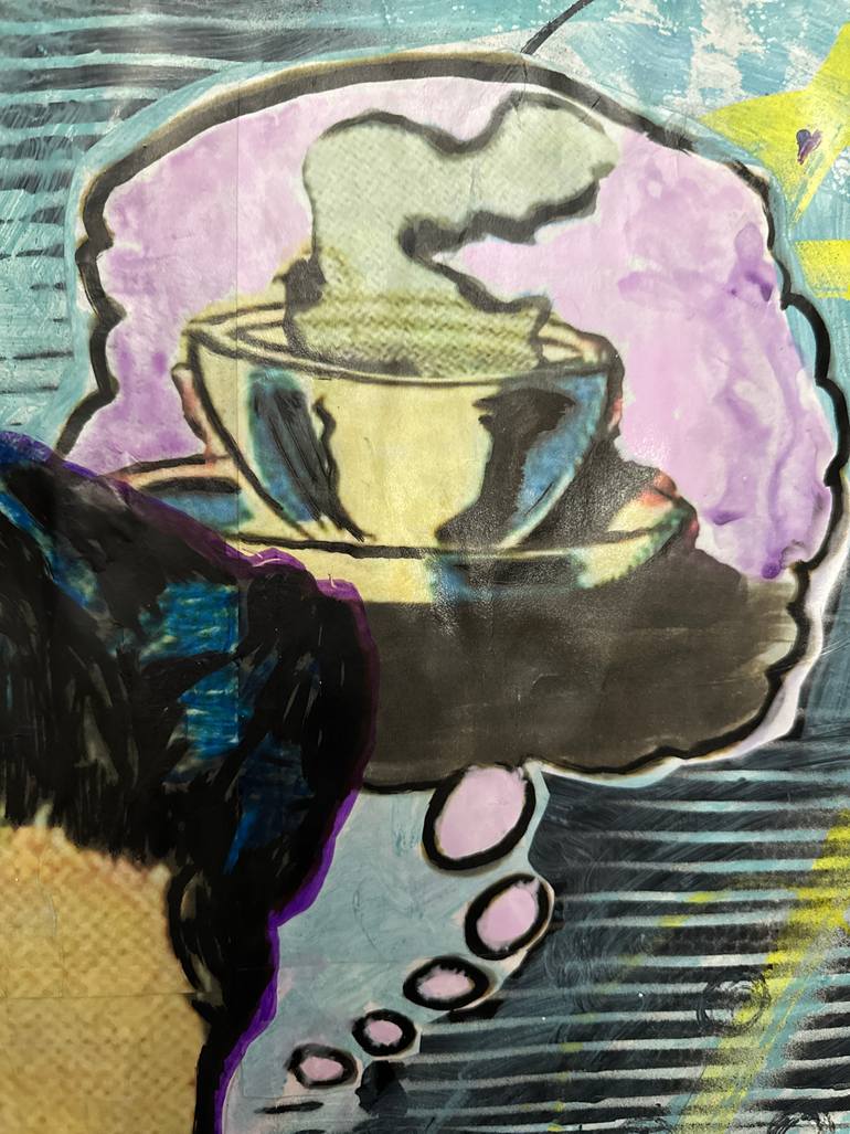 Original Pop Art Comics Painting by Cicero Spin