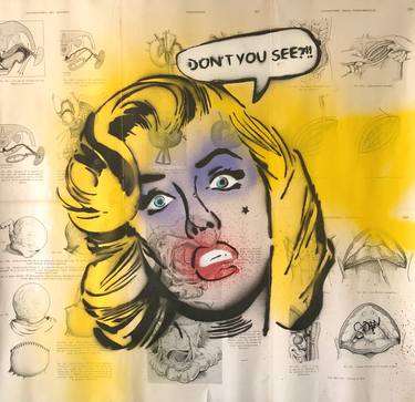 Original Pop Art Comics Paintings by Cicero Spin