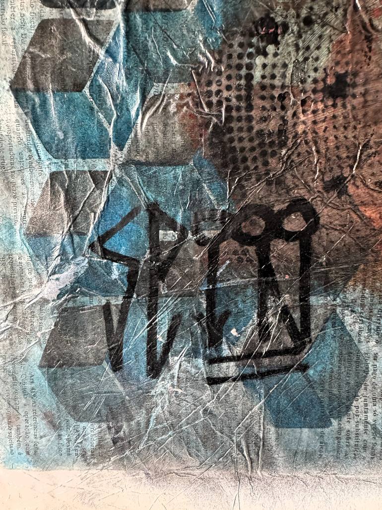 Original Abstract Expressionism Women Collage by Cicero Spin