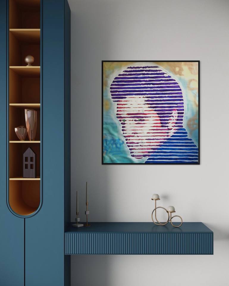 Original Photorealism Pop Culture/Celebrity Painting by Cicero Spin
