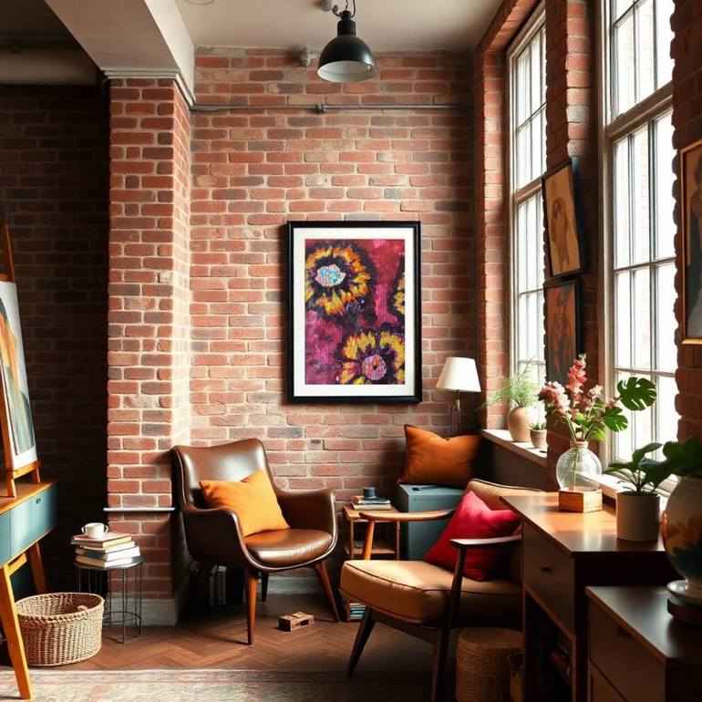 Original Pop Art Floral Painting by Cicero Spin