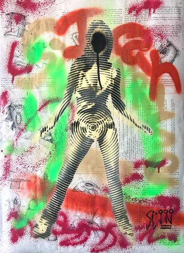 Print of Street Art Women Paintings by Cicero Spin