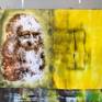 Acrylic paint, spray and stencil on recycled paper collage, 59x42m, 2018.
One of a kind, original art piece crafted and hand signed on its back by the artist.
Unframed, ships in a tube.
Includes Certificate of Authenticity.