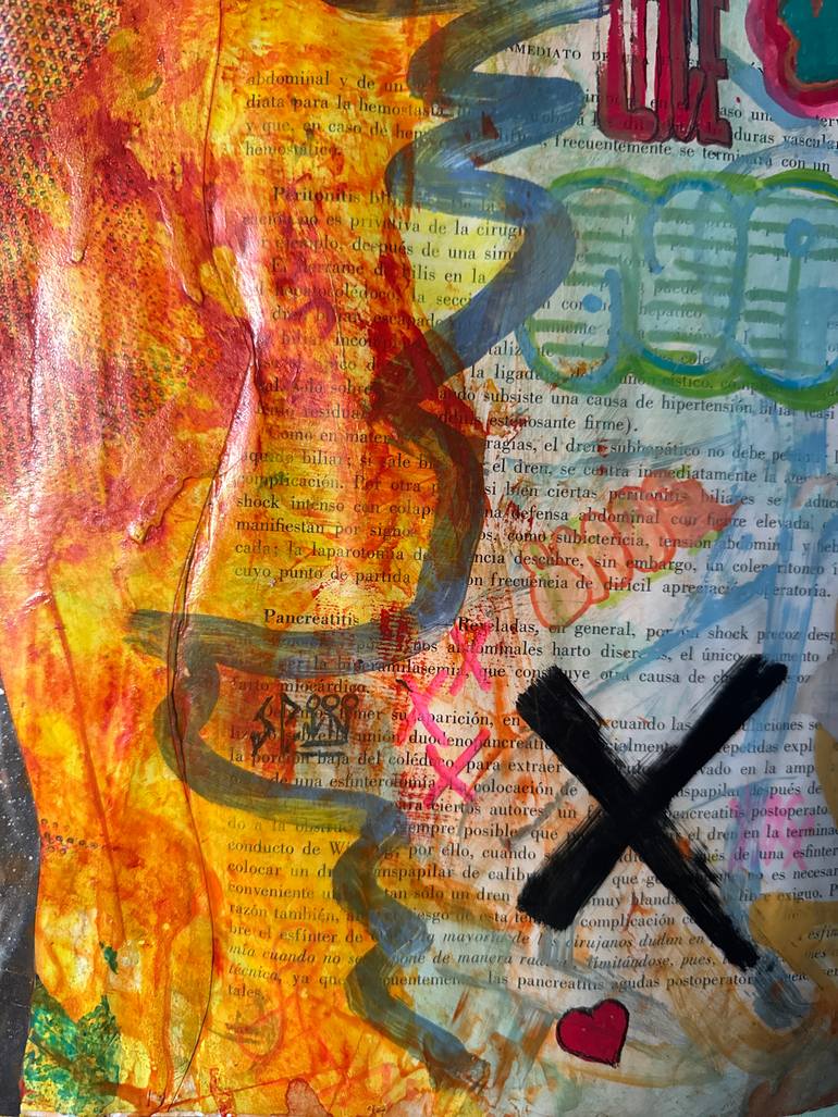 Original Street Art Outer Space Painting by Cicero Spin