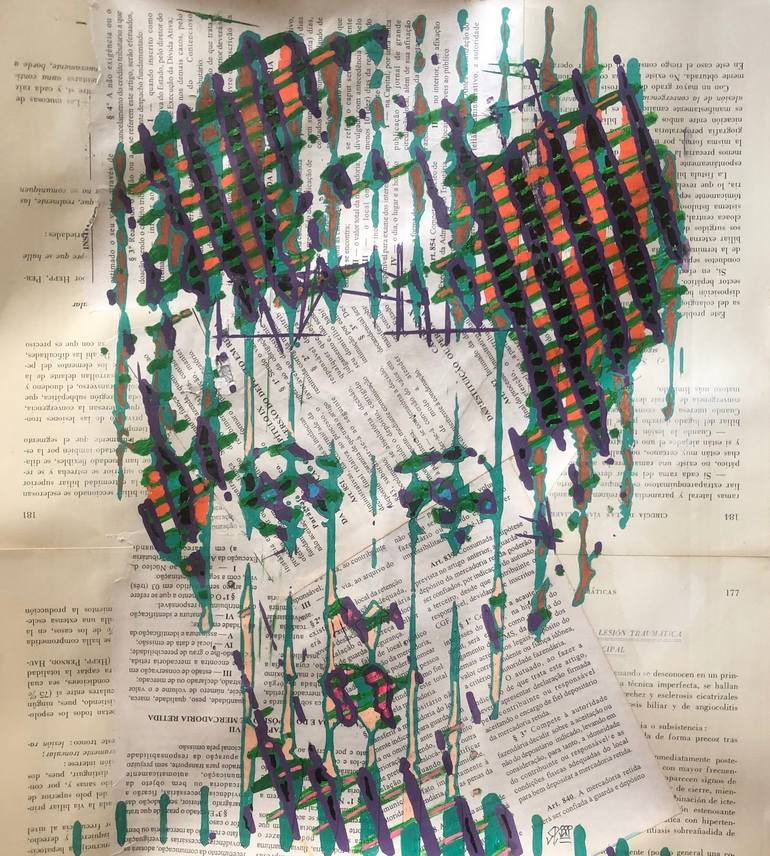 Original Street Art Cinema Paintings by Cicero Spin