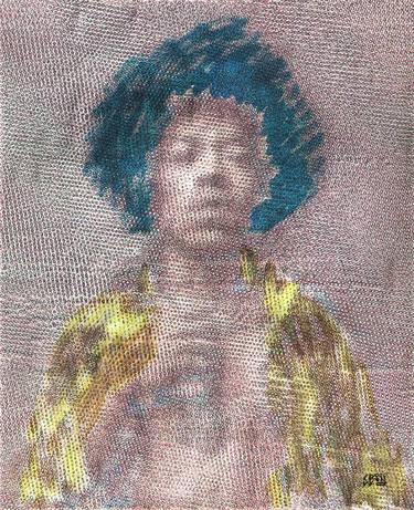 "Abstract portrait of Jimi Hendrix" thumb