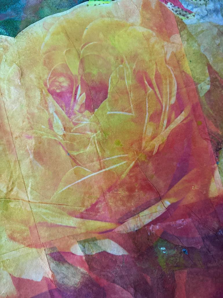 Original Street Art Floral Painting by Cicero Spin