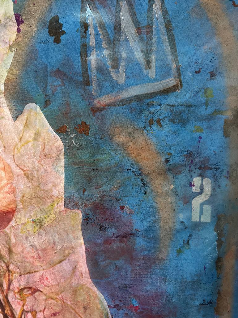 Original Street Art Floral Painting by Cicero Spin