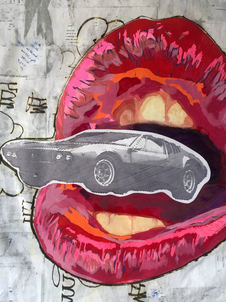 Original Dada Car Collage by Cicero Spin