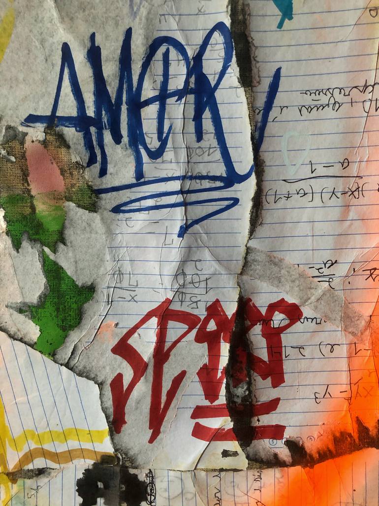 Original Street Art Pop Culture/Celebrity Collage by Cicero Spin