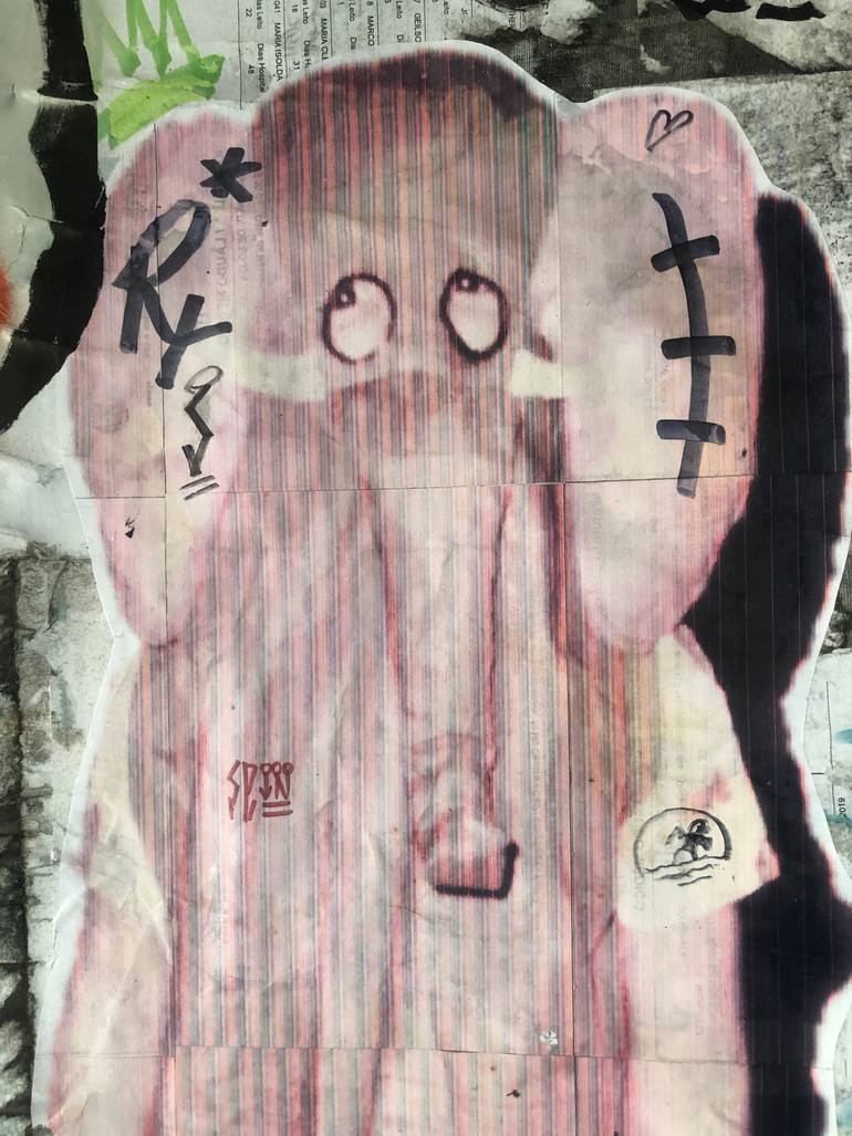 Original Street Art Graffiti Collage by Cicero Spin