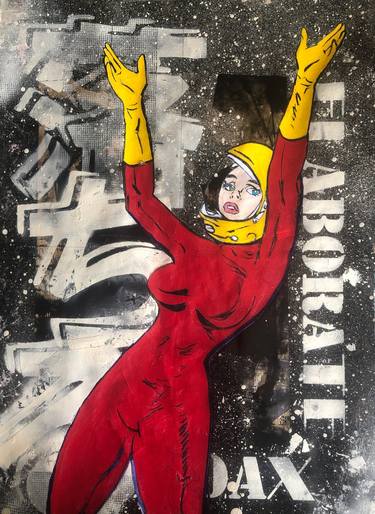 Original Street Art Comics Paintings by Cicero Spin