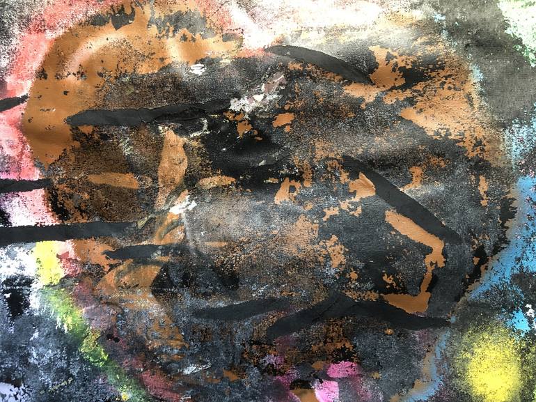 Original Abstract Expressionism Abstract Painting by Cicero Spin