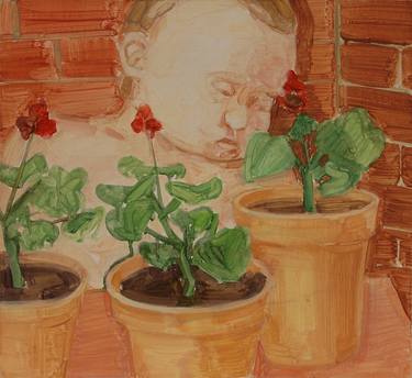 Print of Figurative Children Paintings by Monika Ivaskaite