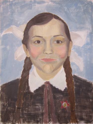 Original Portraiture Portrait Paintings by Monika Ivaskaite