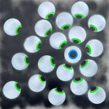 Ju-Ju Eyeballs (blue eye) by Dex X