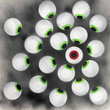 Original Conceptual Abstract Printmaking by Dex X