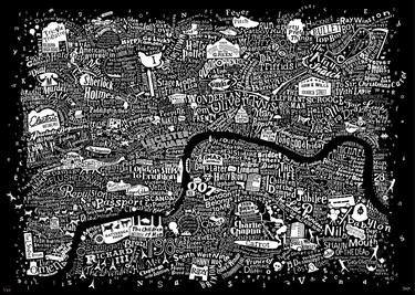 London Film Map (Black Plike) thumb
