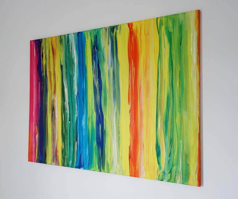 Original Abstract Expressionism Abstract Painting by Svitlana Ziuhanova