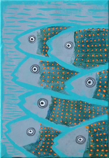 Print of Fish Paintings by Sofia Horvath Studio