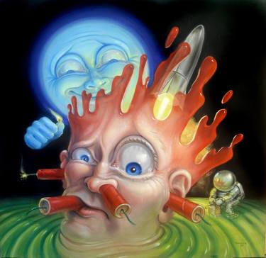 Print of Surrealism Culture Paintings by Stephen Gibb