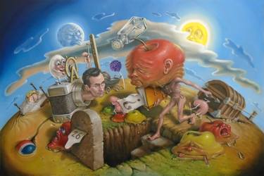 Print of Figurative Popular culture Paintings by Stephen Gibb