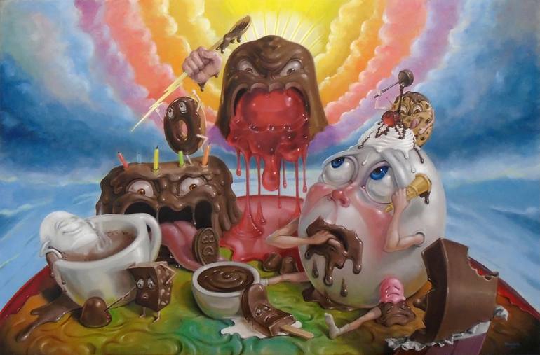 Print of Illustration Popular culture Paintings by Stephen Gibb