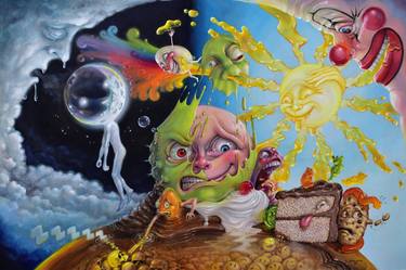 Original Popular culture Paintings by Stephen Gibb