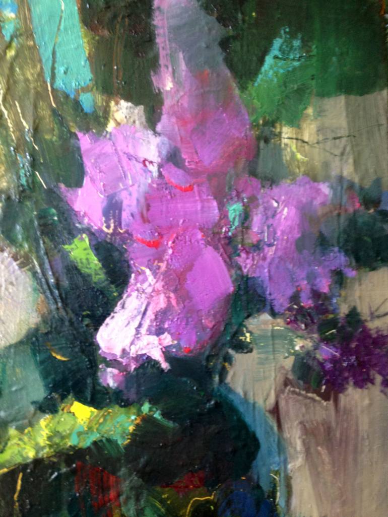 Original Expressionism Floral Painting by Ihor Yuryev