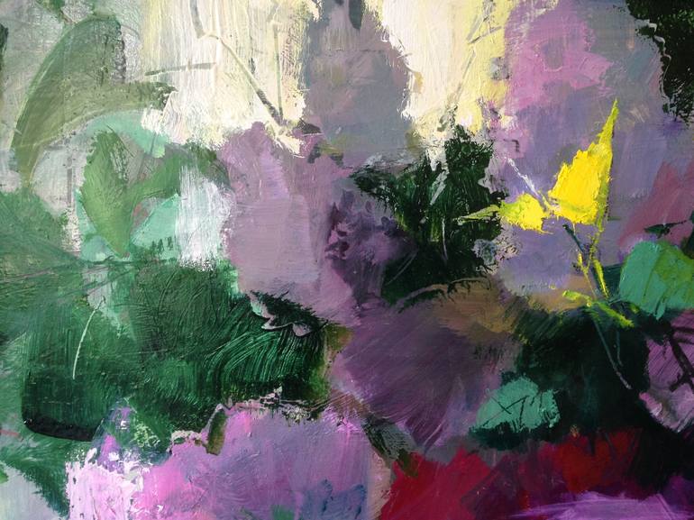 Original Abstract Expressionism Floral Painting by Ihor Yuryev