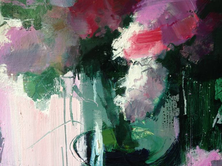 Original Abstract Expressionism Floral Painting by Ihor Yuryev