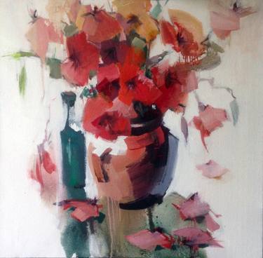 Original Expressionism Floral Paintings by Ihor Yuryev
