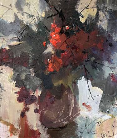 Original Abstract Expressionism Floral Paintings by Ihor Yuryev