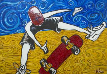 Original Sport Paintings by Doug LaRue