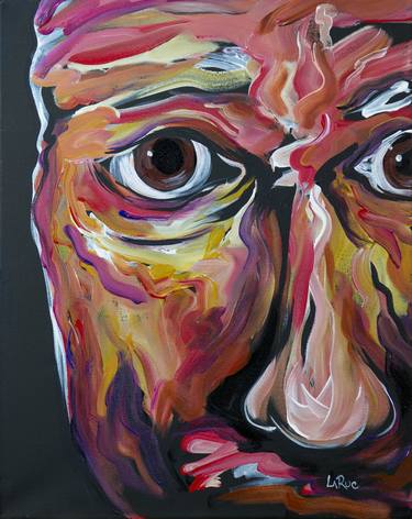 Original Abstract Expressionism Portrait Paintings by Doug LaRue