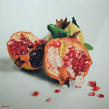 Original Photorealism Food Paintings by Angelo Marcello Corigliano