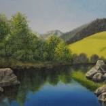 Afternoon at the lake by Angelo Marcello Corigliano