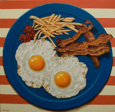 Original Food Paintings by Angelo Marcello Corigliano