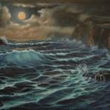 Stormy moonlight by Angelo Marcello Corigliano