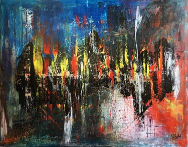 Print of Cities Paintings by Diaa Bekheet