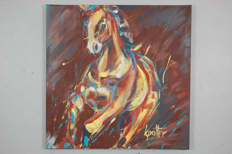 Original Horse Painting by K Potter