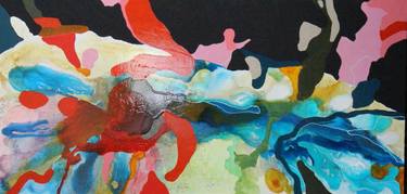 Original Abstract Expressionism Abstract Paintings by Julie DAILEY