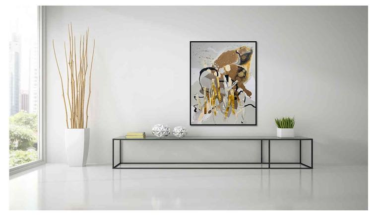 Original Abstract Expressionism Abstract Painting by Julie Dailey