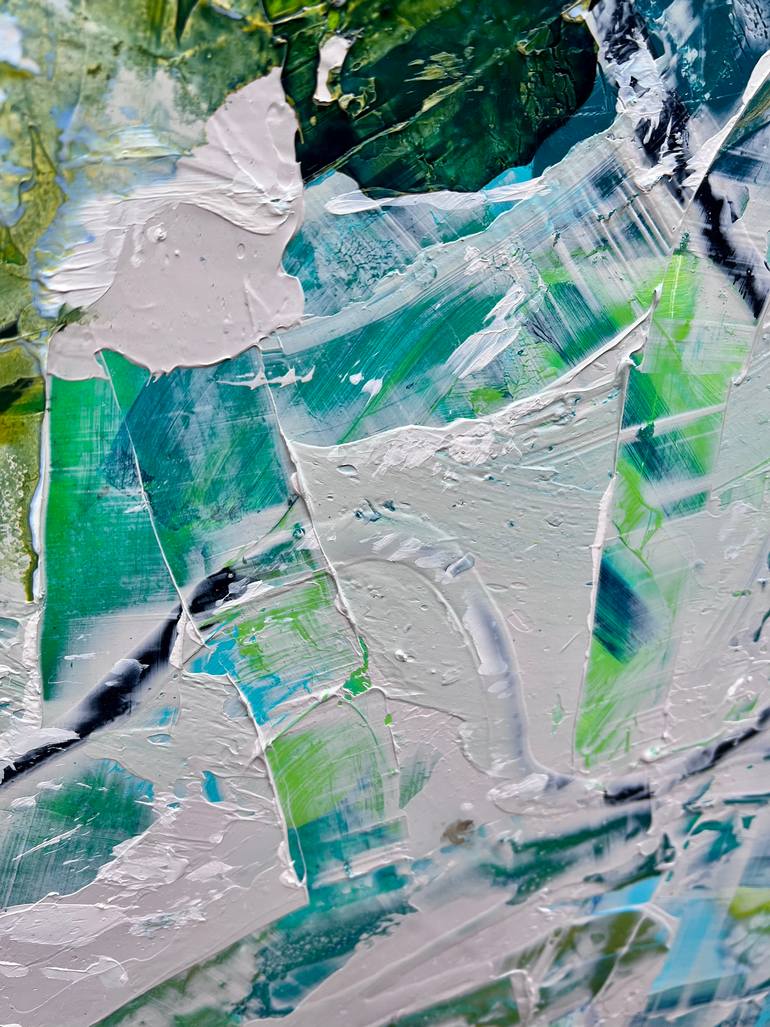 Original Abstract Expressionism Abstract Painting by Julie Dailey