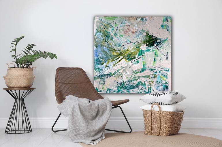 Original Abstract Expressionism Abstract Painting by Julie Dailey